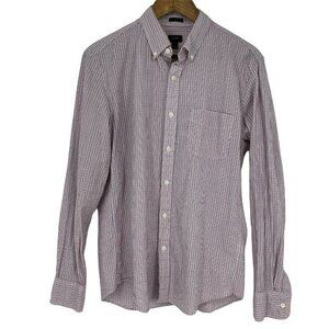 J Crew Long Sleeve Button Front Slim Shirt Size M